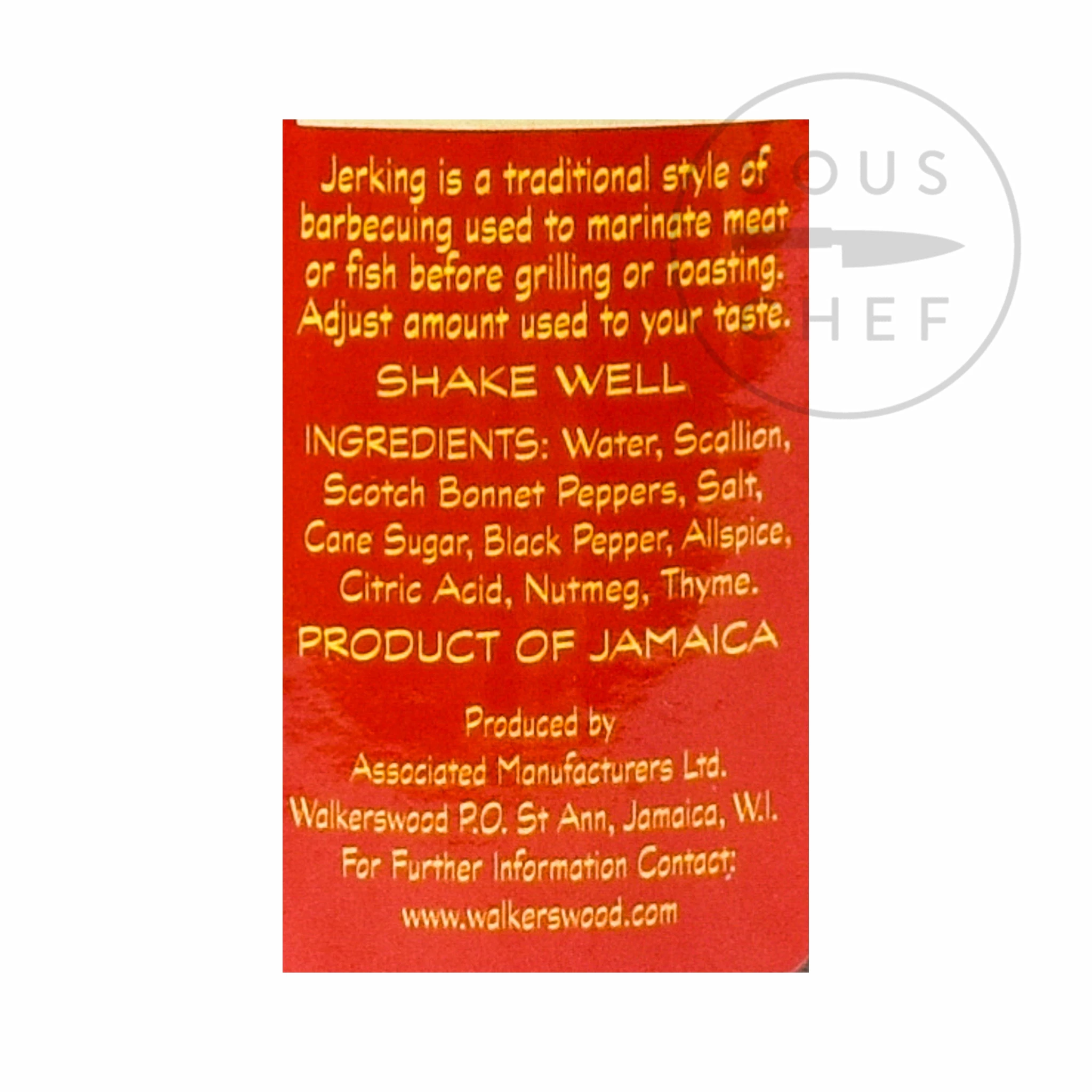 Ingredients Walkerswood Spicy Jamaican Jerk Marinade 500ml 4 Ingredients Walkerswood Spicy Jamaican Jerk Marinade 500ml