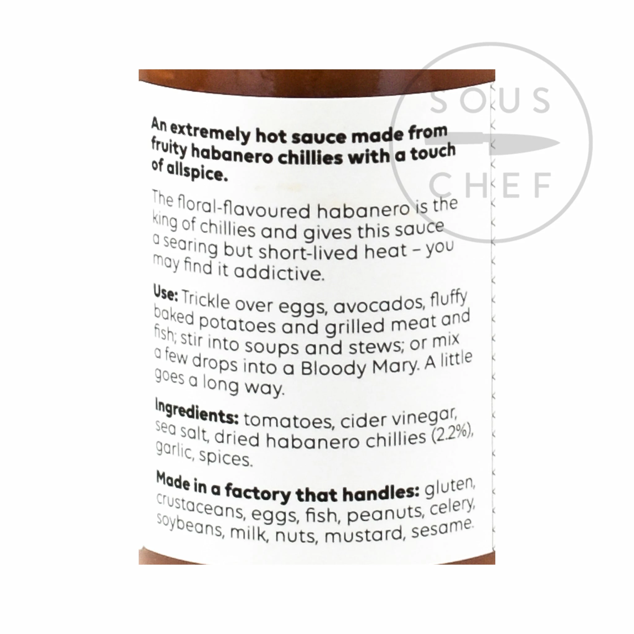 Cool Chile Co Habanero Hot Sauce 150g Ingredients 5 Cool Chile Co Habanero Hot Sauce 150g Ingredients