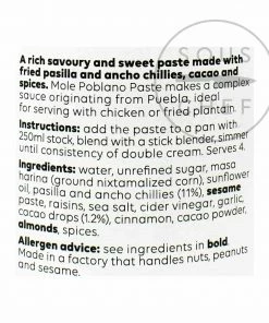 Cool Chile Co Mole Poblano Paste 190g 6 Cool Chile Co Mole Poblano Paste 190g