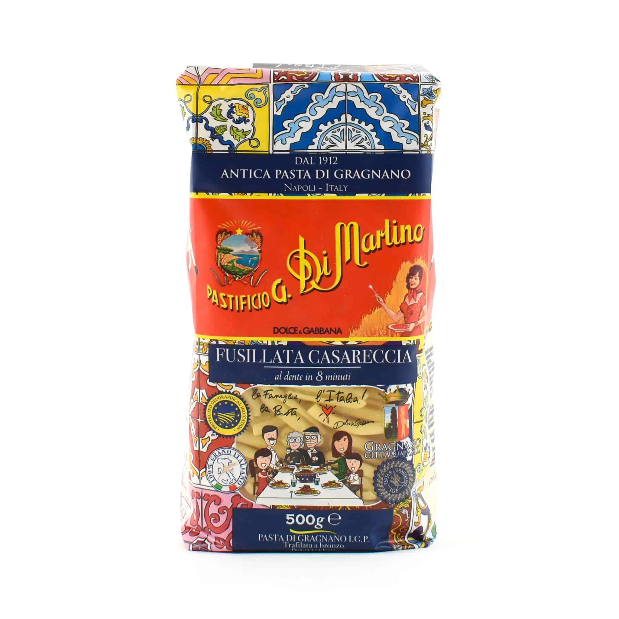 Ingredients Dolce & Gabbana Gragnano IGP Casareccia 500g 3 Ingredients Dolce & Gabbana Gragnano IGP Casareccia 500g