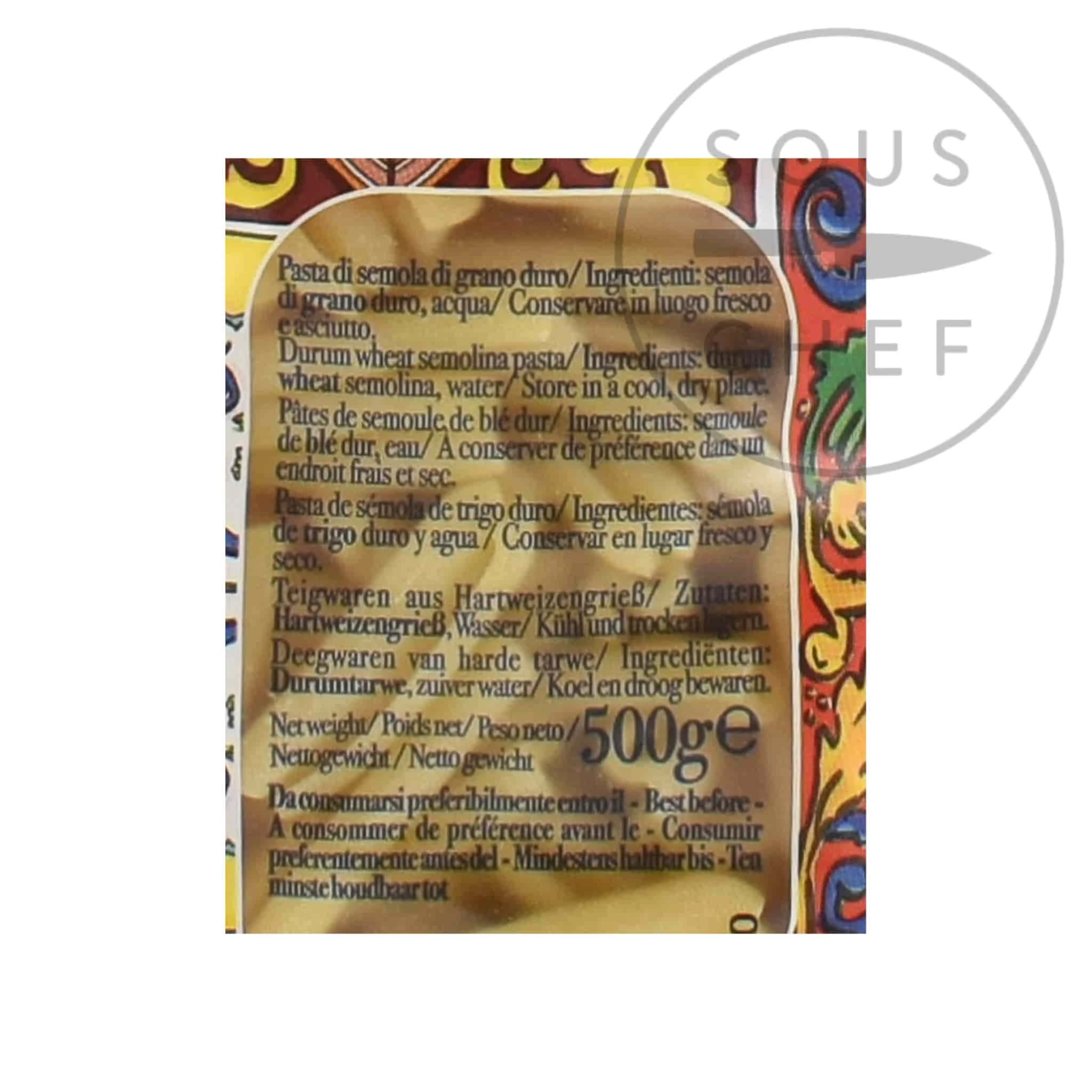 Ingredients Dolce & Gabbana Gragnano IGP Casareccia 500g 5 Ingredients Dolce & Gabbana Gragnano IGP Casareccia 500g