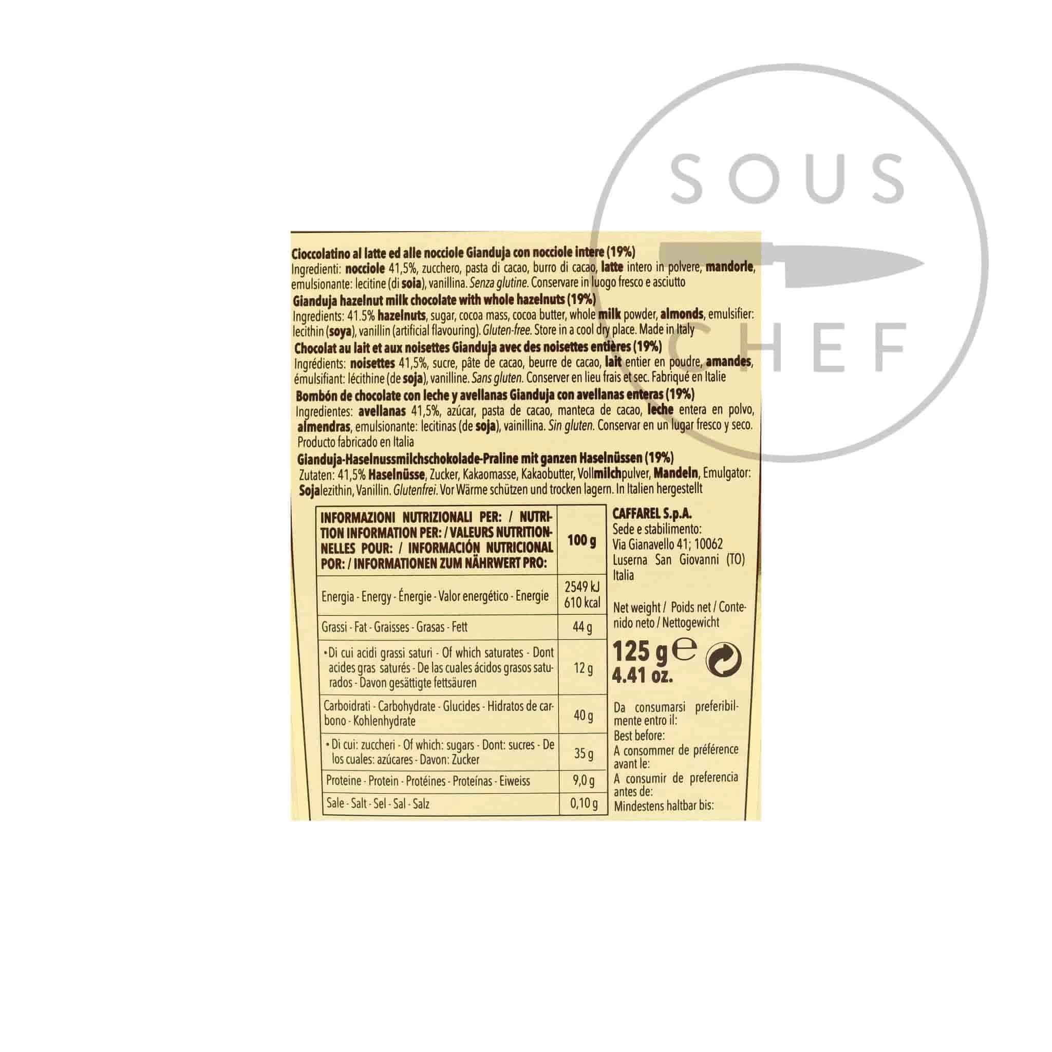 Caffarel Piemonte Ballotin Assorted 125g 4 Caffarel Piemonte Ballotin Assorted 125g