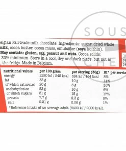 Ingredients Tony's Chocolonely Milk Chocolate 180g