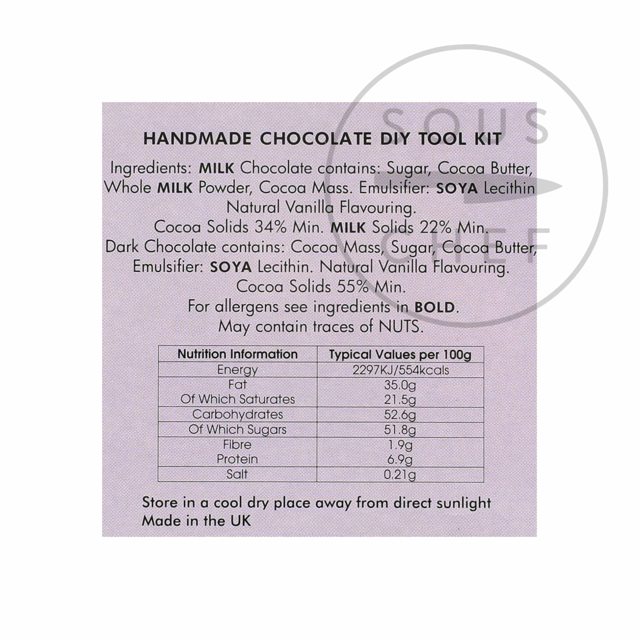 Mr Men And Little Miss Mr Bump's Milk Chocolate Tool Kit 150g Ingredients 4 Mr Men And Little Miss Mr Bump's Milk Chocolate Tool Kit 150g Ingredients