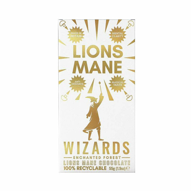 Ingredients Wizards Enchanted Forest Lions Mane Mushroom Chocolate 55g 3 Ingredients Wizards Enchanted Forest Lions Mane Mushroom Chocolate 55g