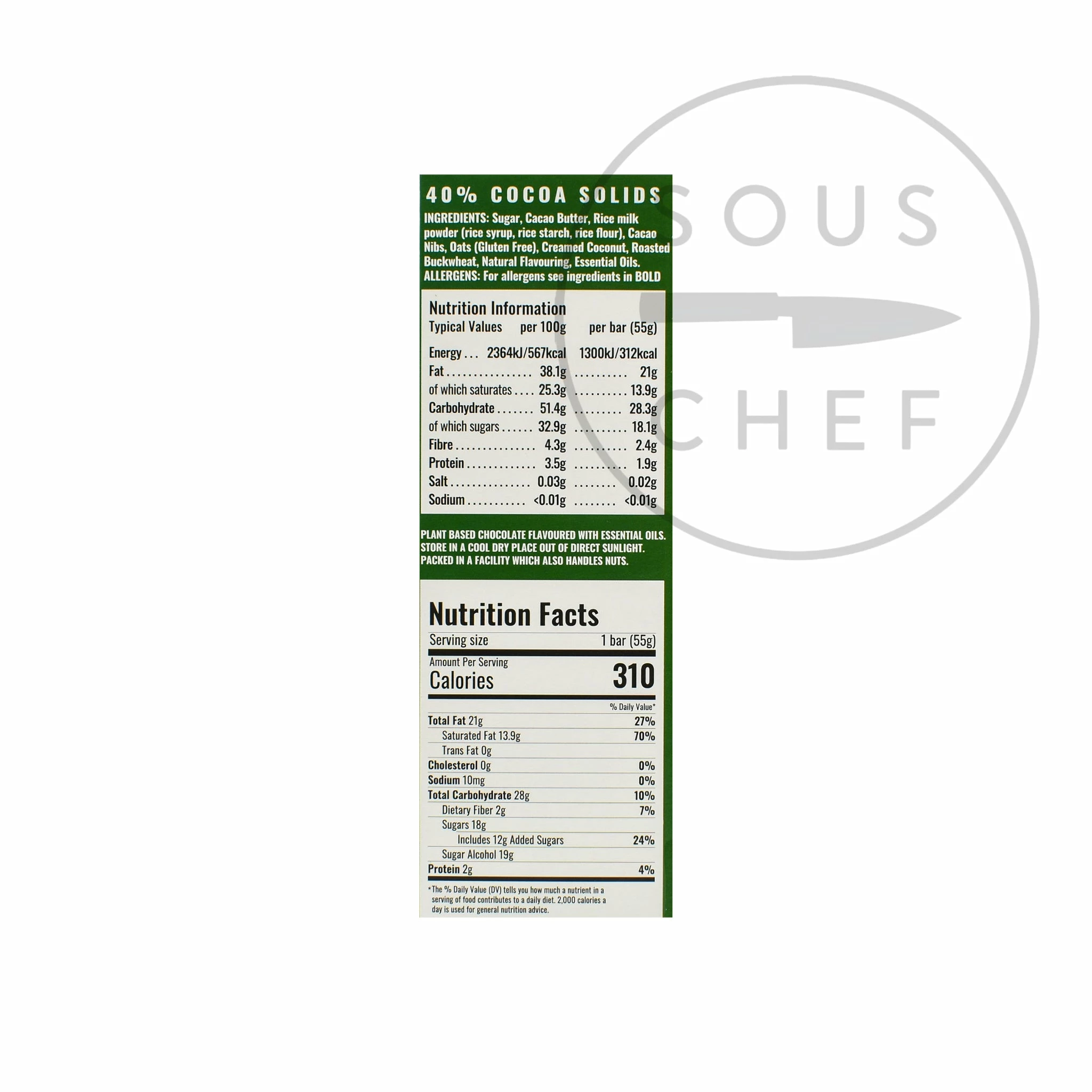 Wizards Wizard Plant Based Orange Chocolate 55g 4 Wizards Wizard Plant Based Orange Chocolate 55g