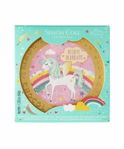 Unicorns And Dinosaurs Ingredients Unicorn Chocolate Medallion 60g