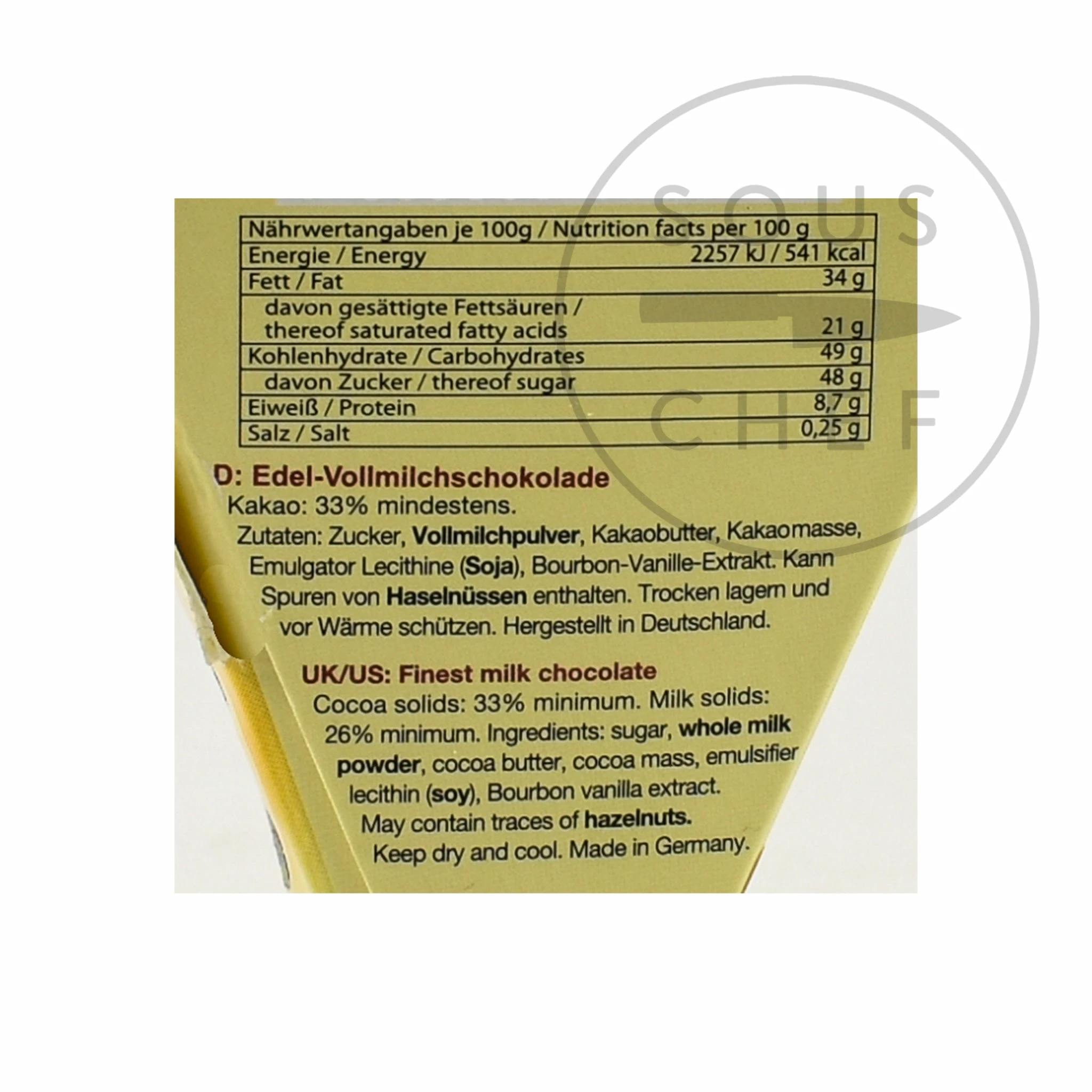 Chocolate Novelties "Cheese Wedge" Chocolate 50g Ingredients 4 Chocolate Novelties "Cheese Wedge" Chocolate 50g Ingredients