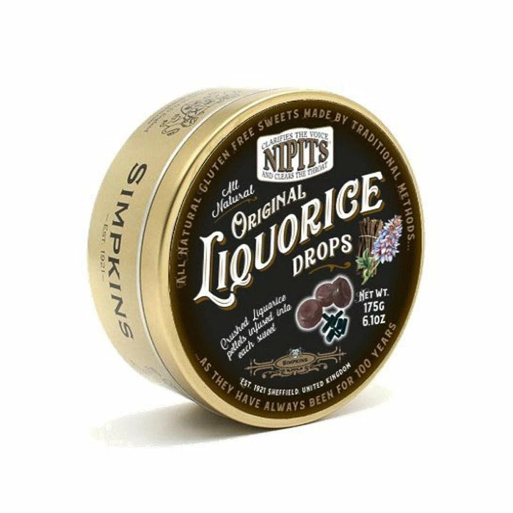 Nipits Original Liquorice Drops 175g Ingredients 3 Nipits Original Liquorice Drops 175g Ingredients