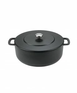 Combekk Sous-Chef Black Recycled Cast Iron Dutch Oven 28cm