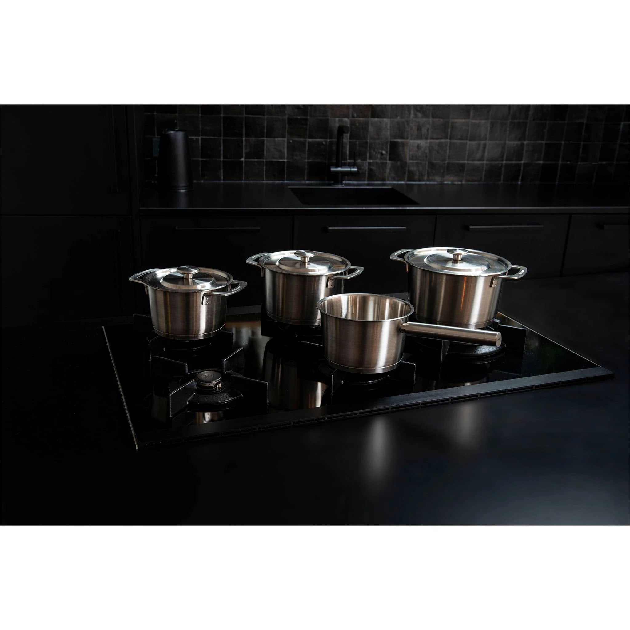 Cookware Combekk Recycled Stainless Steel 4 Piece Saucepan Set 4 Cookware Combekk Recycled Stainless Steel 4 Piece Saucepan Set