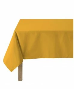 Coucke French Ingredients Cambrai Tablecloth Mustard Yellow 160x240cm