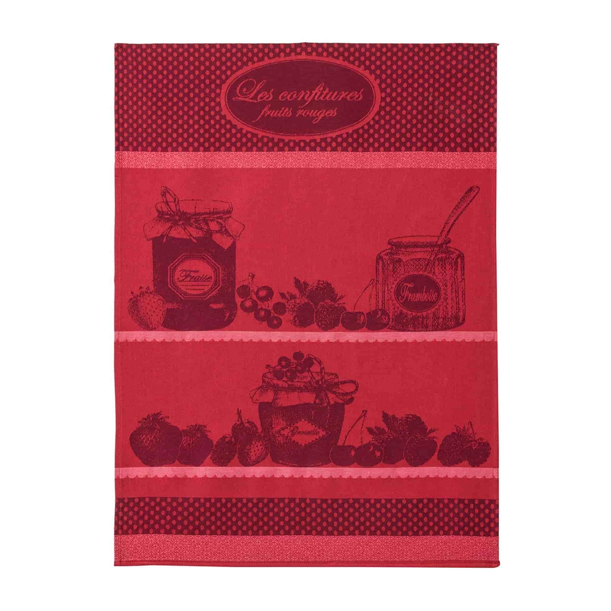 Coucke Cookware French Tea Towel - Fruit Preserves 3 Coucke Cookware French Tea Towel - Fruit Preserves