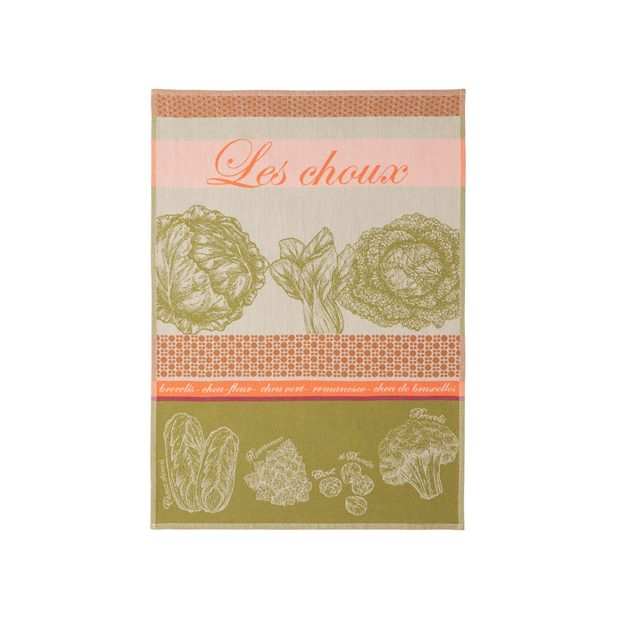 Coucke French Tea Towel - Lettuce 3 Coucke French Tea Towel - Lettuce