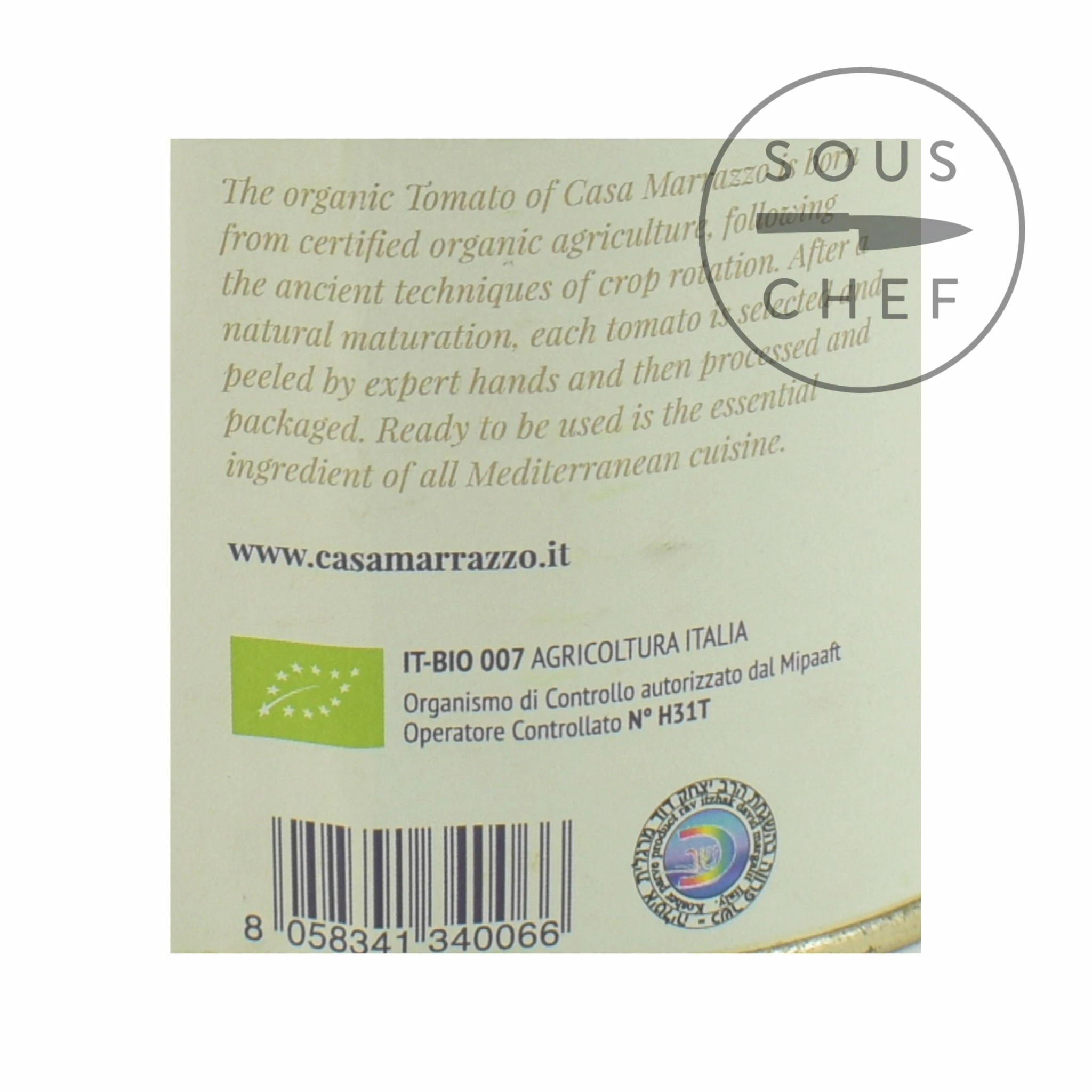 Casa Marrazzo Peeled Organic Tomatoes 800g Tinned Tomatoes & Veg 4 Casa Marrazzo Peeled Organic Tomatoes 800g Tinned Tomatoes & Veg