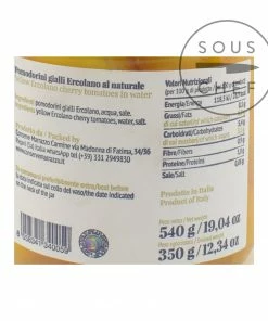 Casa Marrazzo Whole Ercolano Yellow Cherry Tomatoes In Water 540g Ingredients