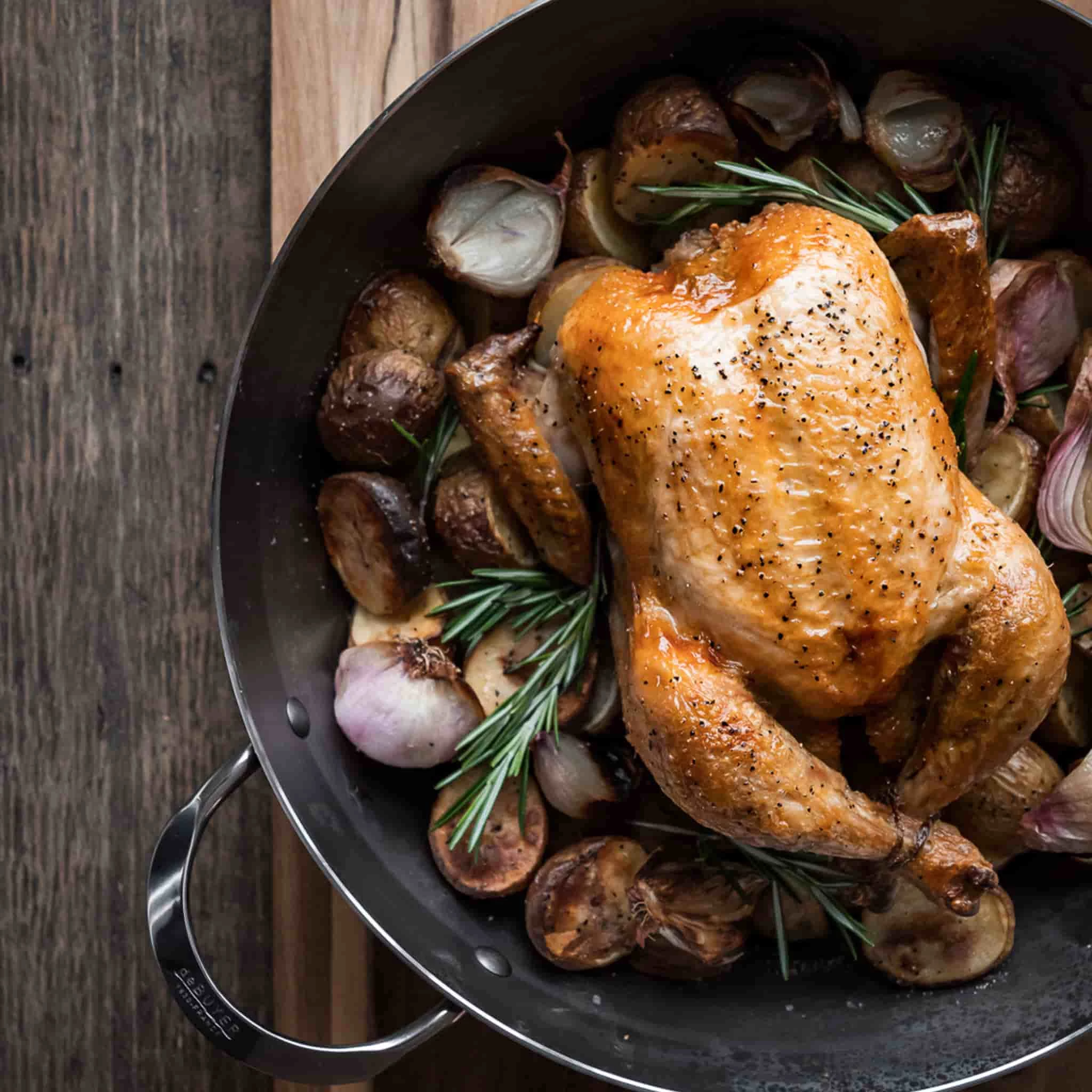 De Buyer Mineral B Country Frying Pan With 2 Handles 32cm Cookware 4 De Buyer Mineral B Country Frying Pan With 2 Handles 32cm Cookware