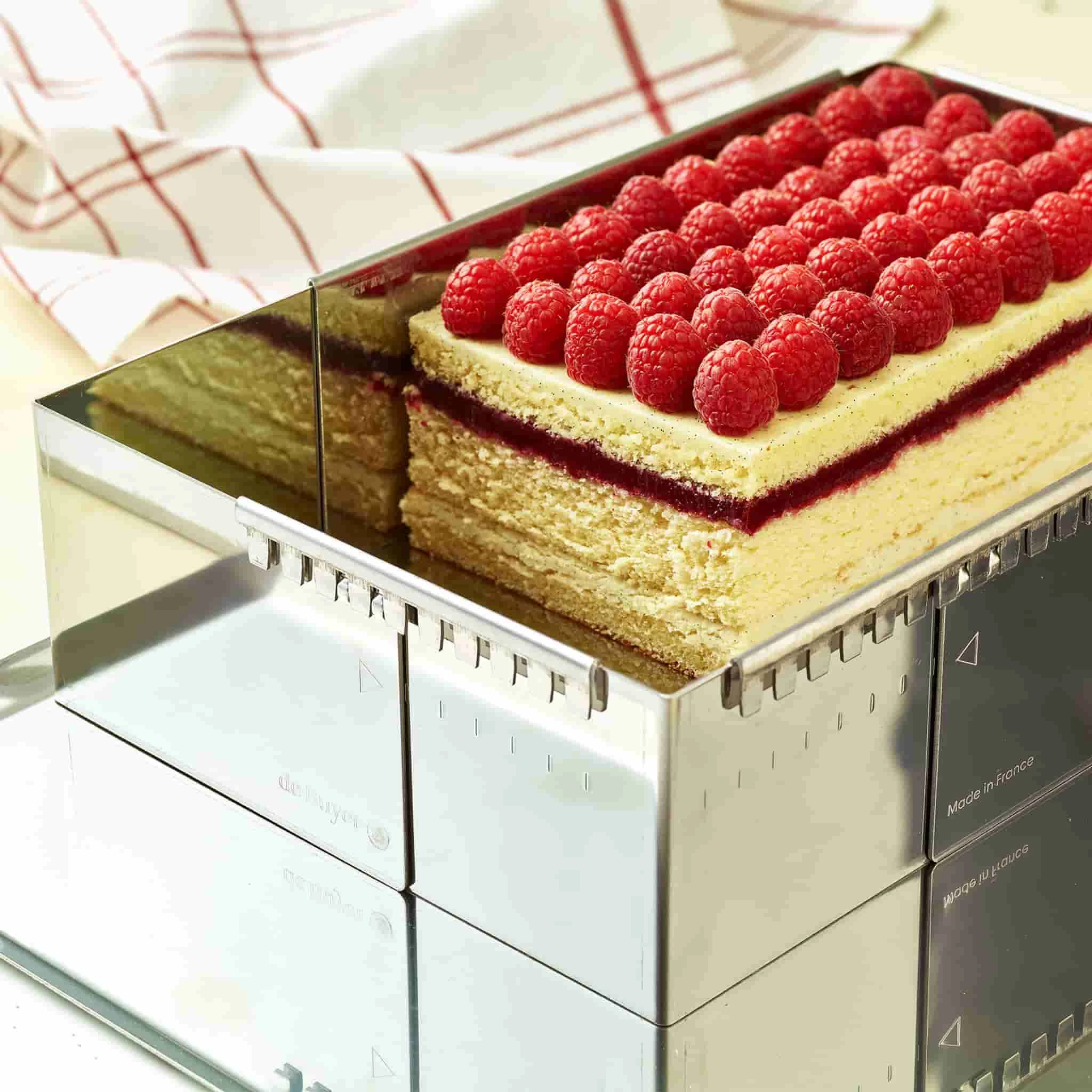 Cookware De Buyer Extendable Stainless Steel Rectangle To 40 X 21cm 4 Cookware De Buyer Extendable Stainless Steel Rectangle To 40 X 21cm