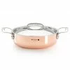 De Buyer Inocuivre Copper Saute Pan With Stainless Steel Handle And Lid 28cm 1 De Buyer Inocuivre Copper Saute Pan With Stainless Steel Handle And Lid 28cm