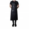 Dutchdeluxes Extra Long Leather Zipper Apron In Classic Black 1 Dutchdeluxes Extra Long Leather Zipper Apron In Classic Black