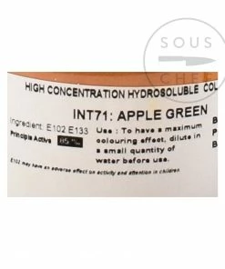 Deco Relief Intense Apple Green Food Colour 50g Ingredients