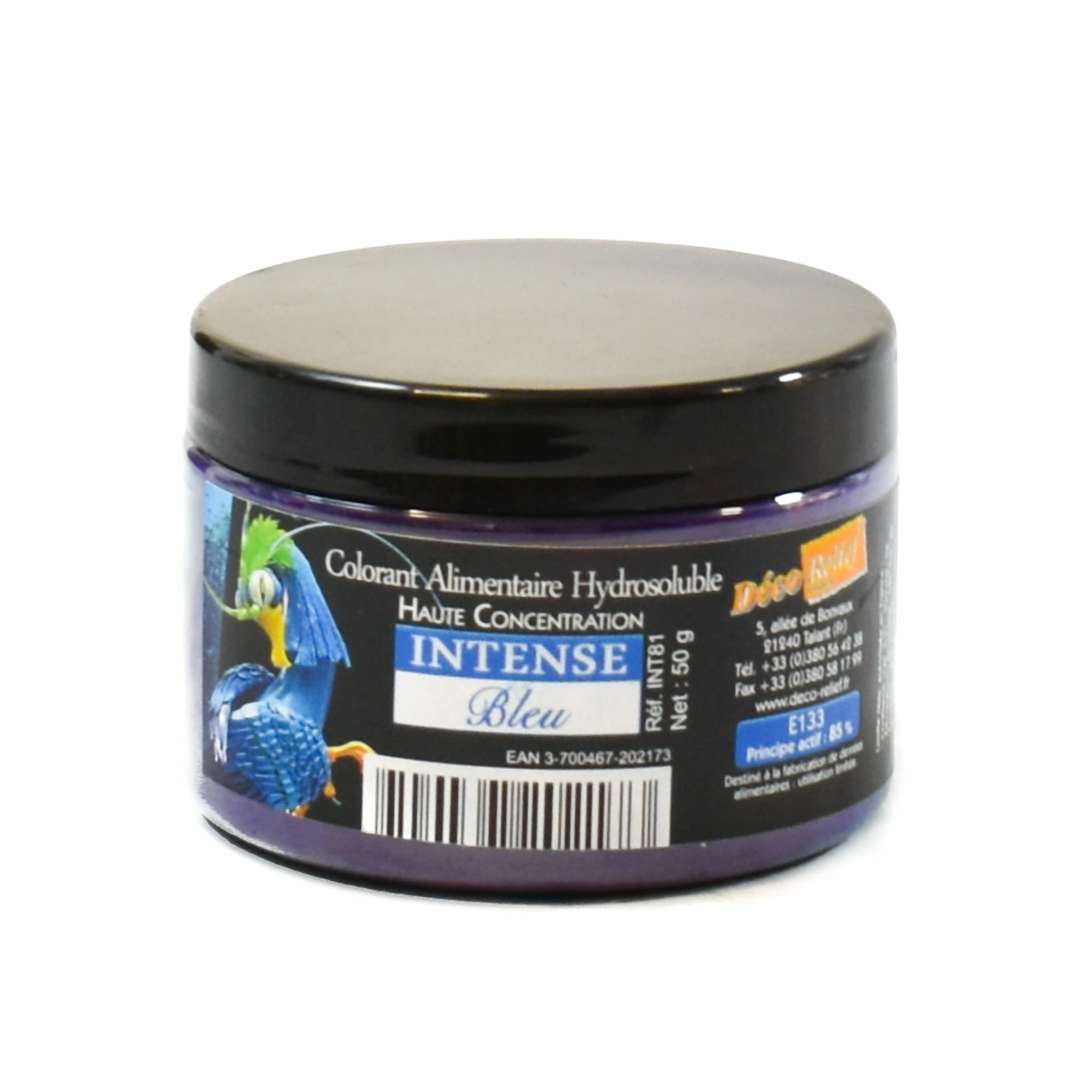 Deco Relief Intense Blue Food Colour 50g Ingredients 3 Deco Relief Intense Blue Food Colour 50g Ingredients