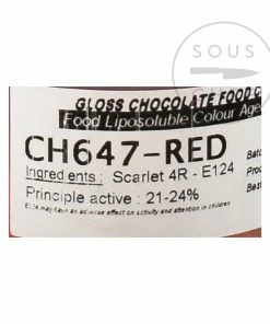 Deco Relief Red Gloss Food Colour For Chocolate 20g 6 Deco Relief Red Gloss Food Colour For Chocolate 20g