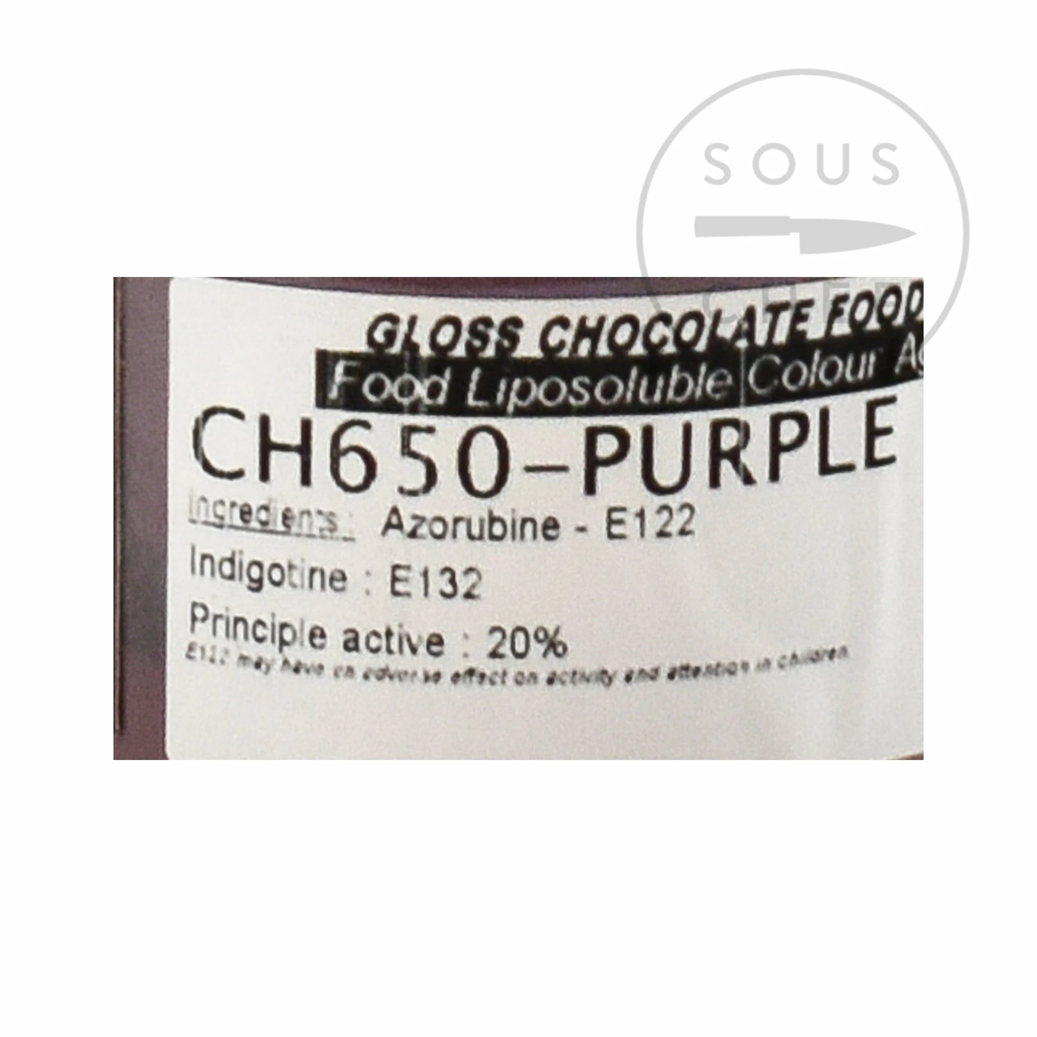 Deco Relief Ingredients Purple Gloss Food Colour For Chocolate 20g 4 Deco Relief Ingredients Purple Gloss Food Colour For Chocolate 20g