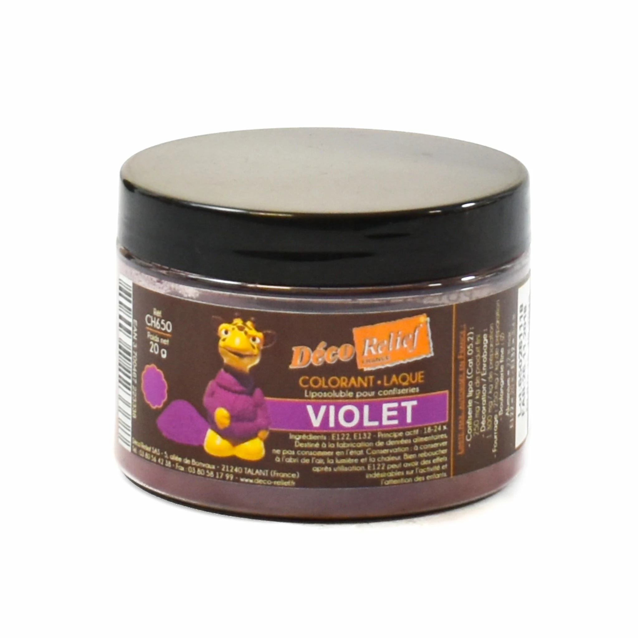 Deco Relief Ingredients Purple Gloss Food Colour For Chocolate 20g 3 Deco Relief Ingredients Purple Gloss Food Colour For Chocolate 20g