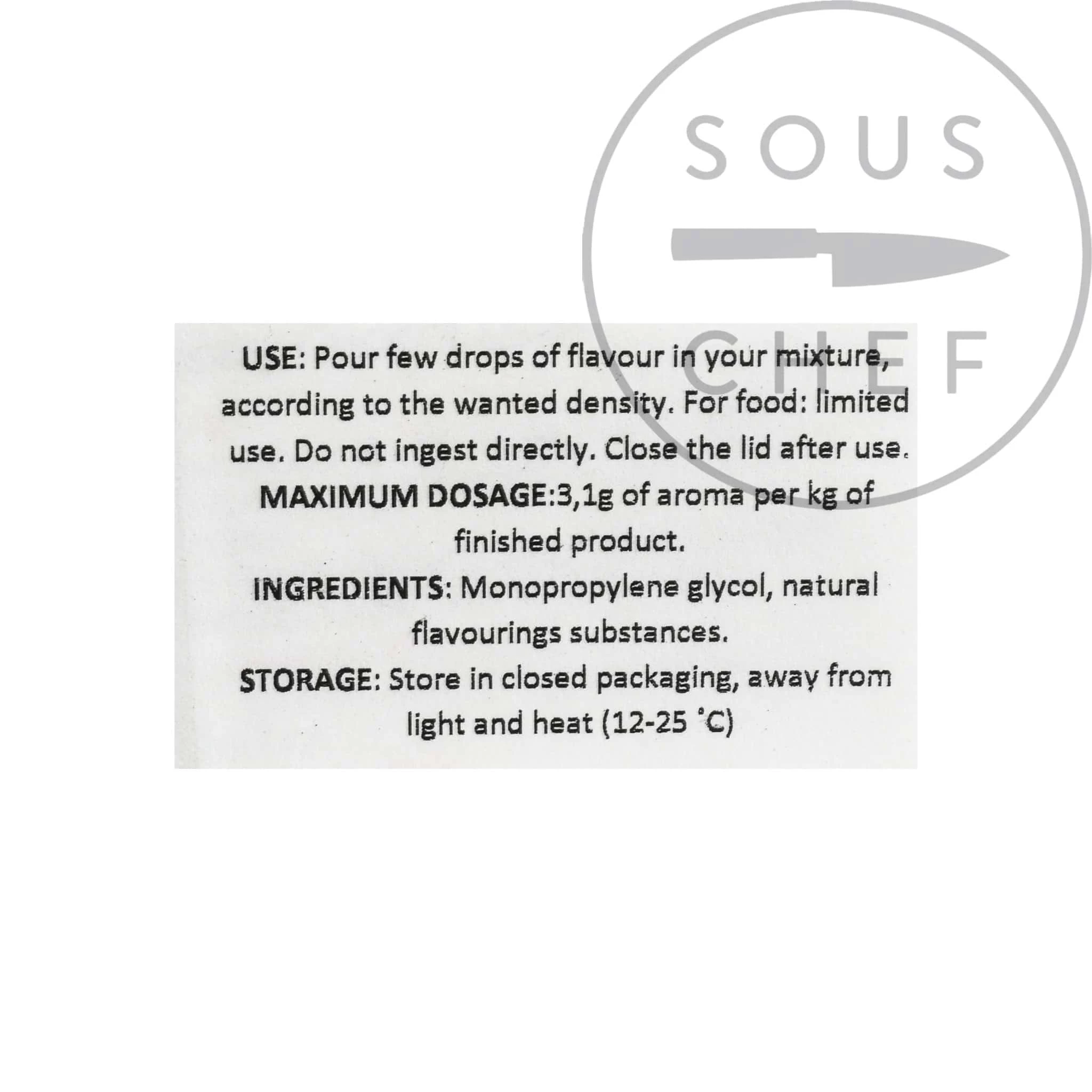 Deco-Relief Natural Concentrated Strawberry Flavour 30ml Ingredients 4 Deco-Relief Natural Concentrated Strawberry Flavour 30ml Ingredients