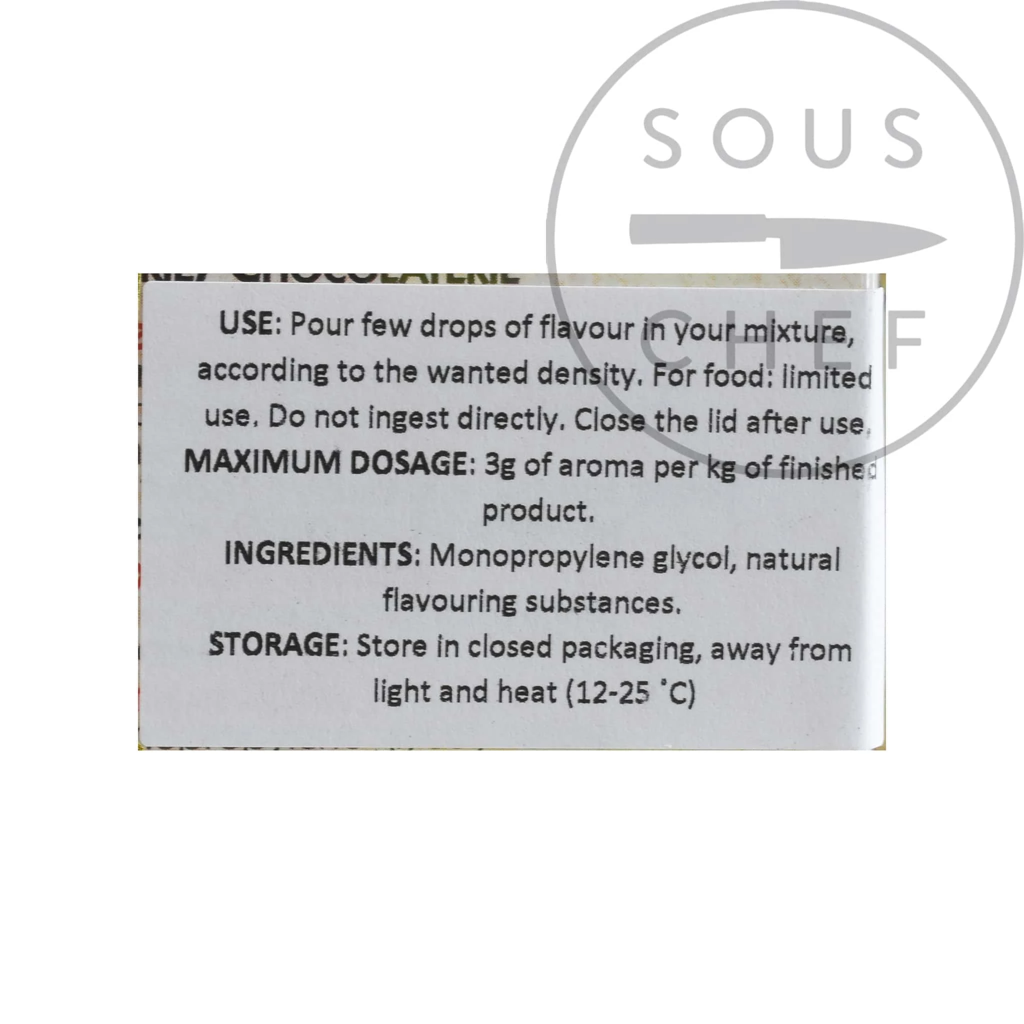 Deco-Relief Natural Concentrated Raspberry Flavour 30ml Ingredients 4 Deco-Relief Natural Concentrated Raspberry Flavour 30ml Ingredients