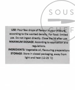 Deco-Relief Natural Concentrated Yuzu Flavour 30ml Ingredients