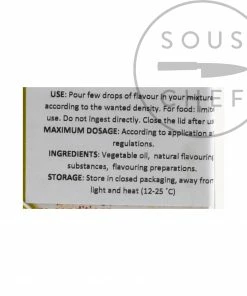 Deco-Relief Natural Concentrated Pistachio Flavour 30ml Ingredients