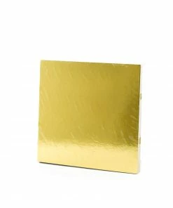 Deco-Relief Square Cake Board Gold 10pc Cookware