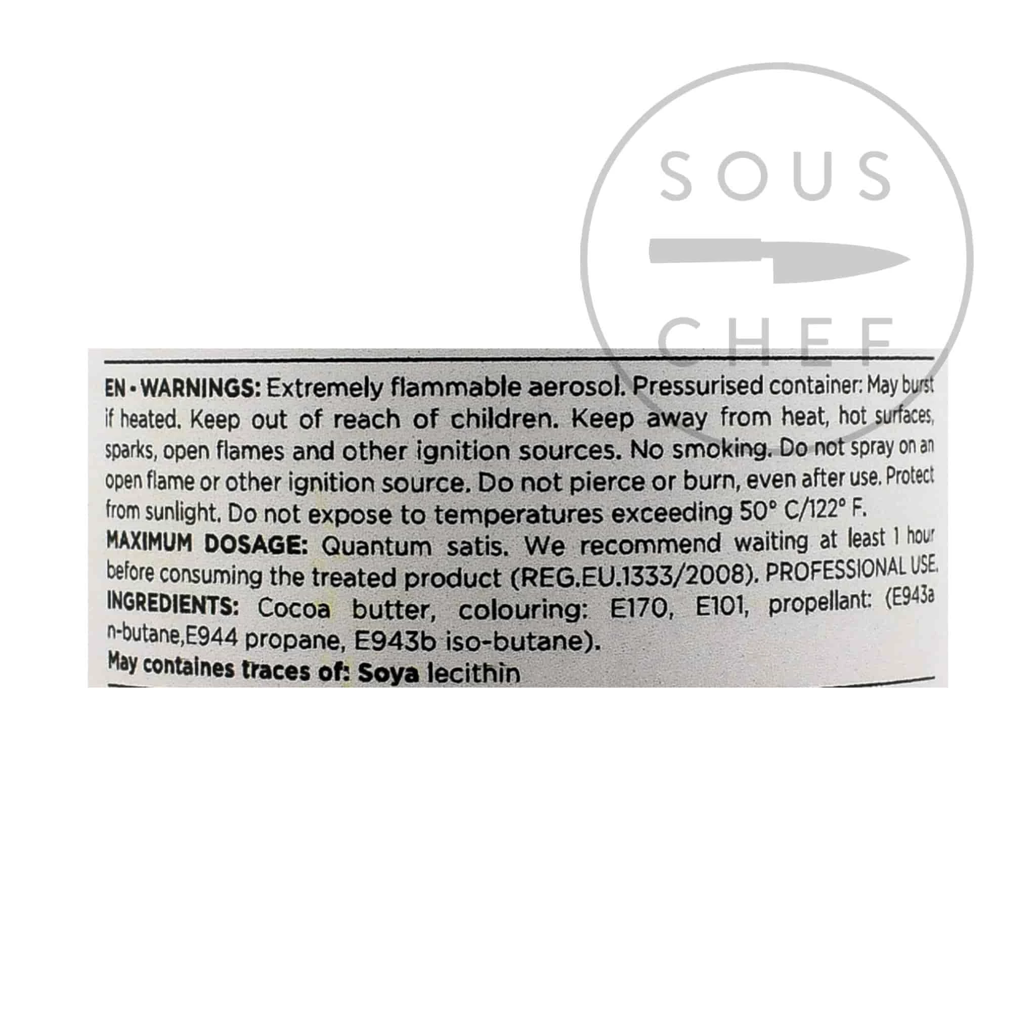 Deco-Relief Ingredients Deco Relief Velvet Spray 400ml 4 Deco-Relief Ingredients Deco Relief Velvet Spray 400ml