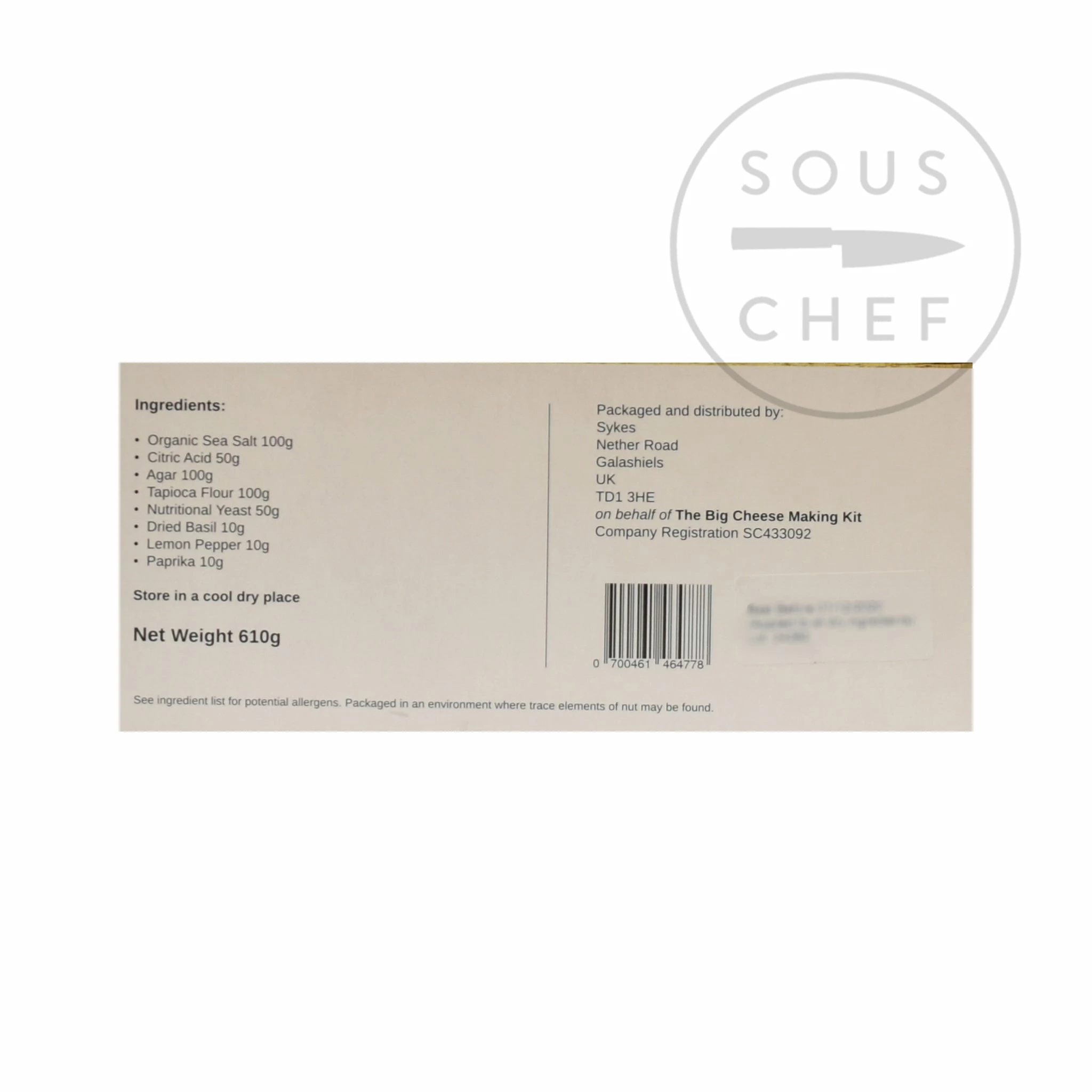 Big Cheese Ingredients The Big Vegan Cheese Making Kit 8 Big Cheese Ingredients The Big Vegan Cheese Making Kit