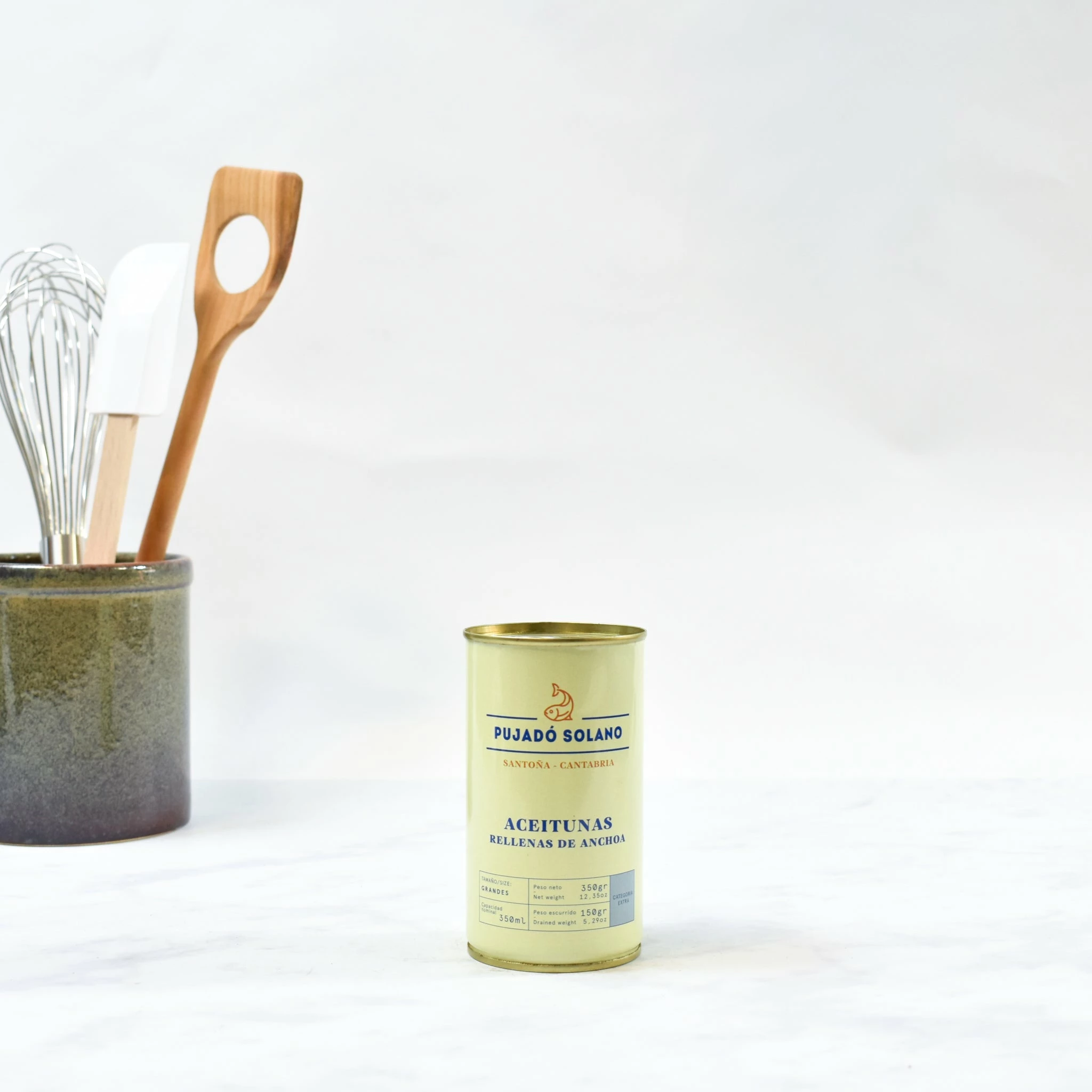 Pujado Solano Manzanilla Olives With Anchovy 350g 7 Pujado Solano Manzanilla Olives With Anchovy 350g