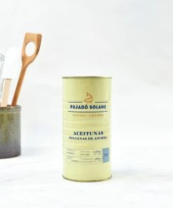 Pujado Solano Manzanilla Olives With Anchovy 1.4kg Ingredients