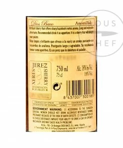 Dios Baco Amontillado Sherry 750ml Ingredients