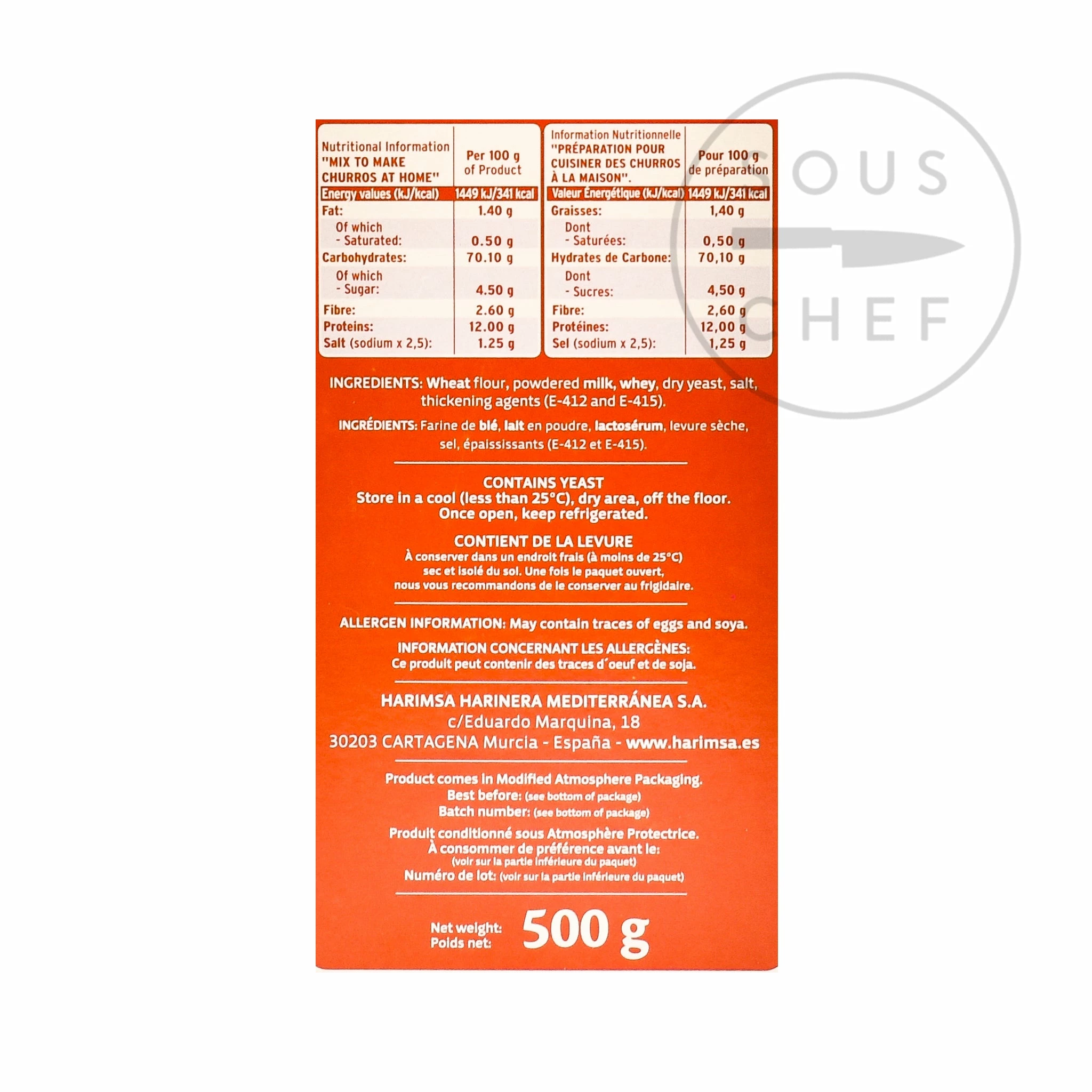 Harimsa Churro Mix For Spanish Doughnuts 500g 4 Harimsa Churro Mix For Spanish Doughnuts 500g