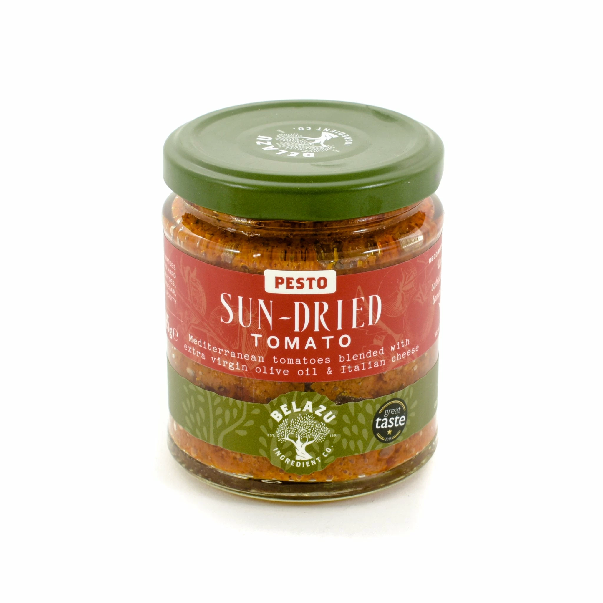 Belazu Sun-Dried Tomato Pesto 165g Ingredients 3 Belazu Sun-Dried Tomato Pesto 165g Ingredients