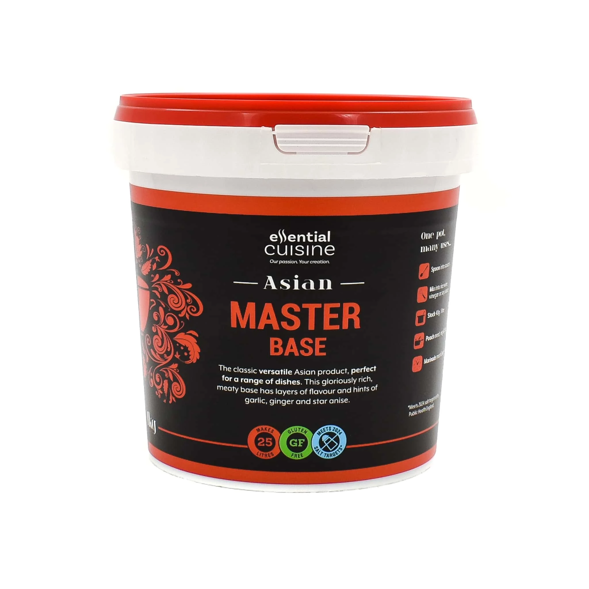 Ingredients Essential Cuisine Asian Master Base 1kg 3 Ingredients Essential Cuisine Asian Master Base 1kg