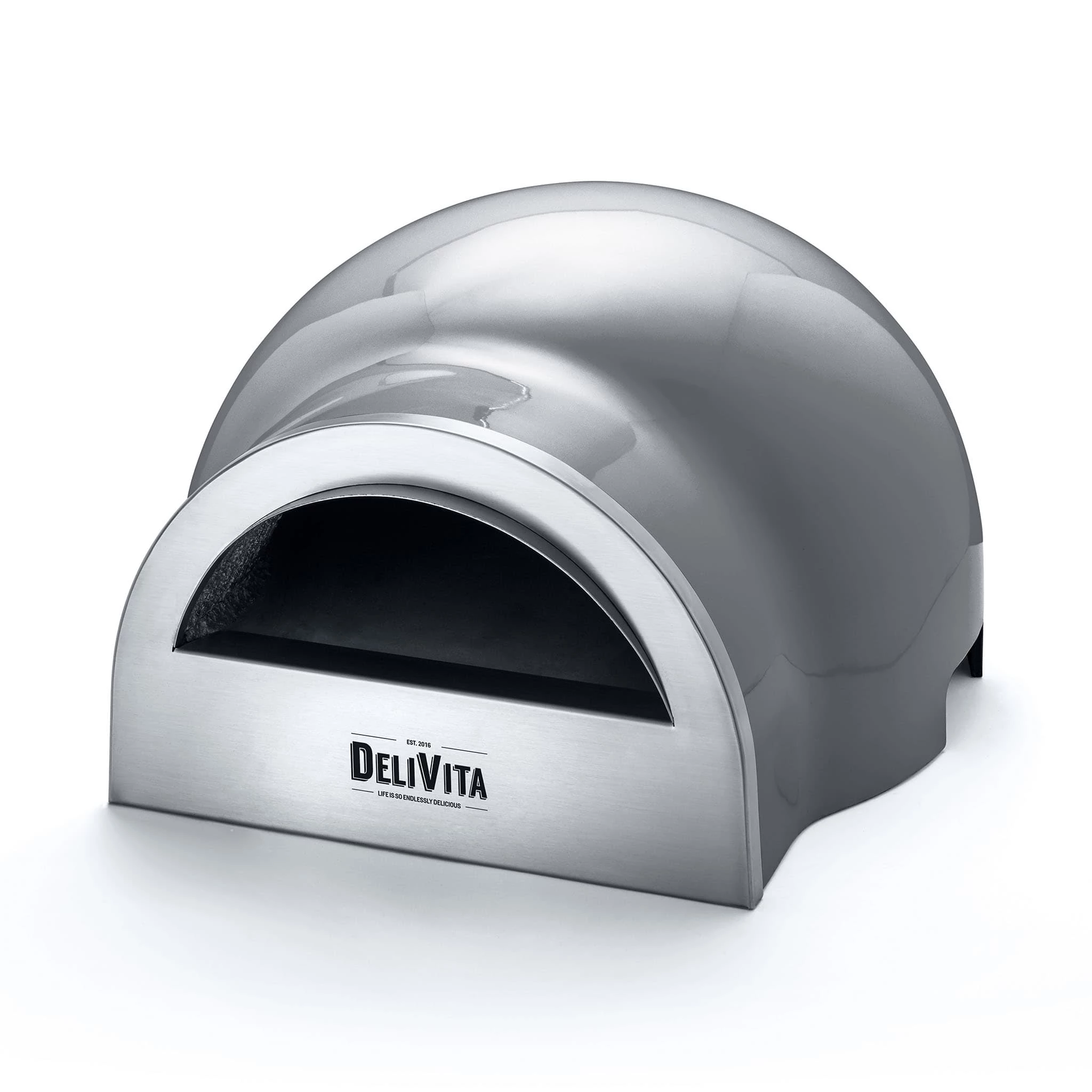 DeliVita Wood Fired Pizza Oven Hale Grey 3 DeliVita Wood Fired Pizza Oven Hale Grey