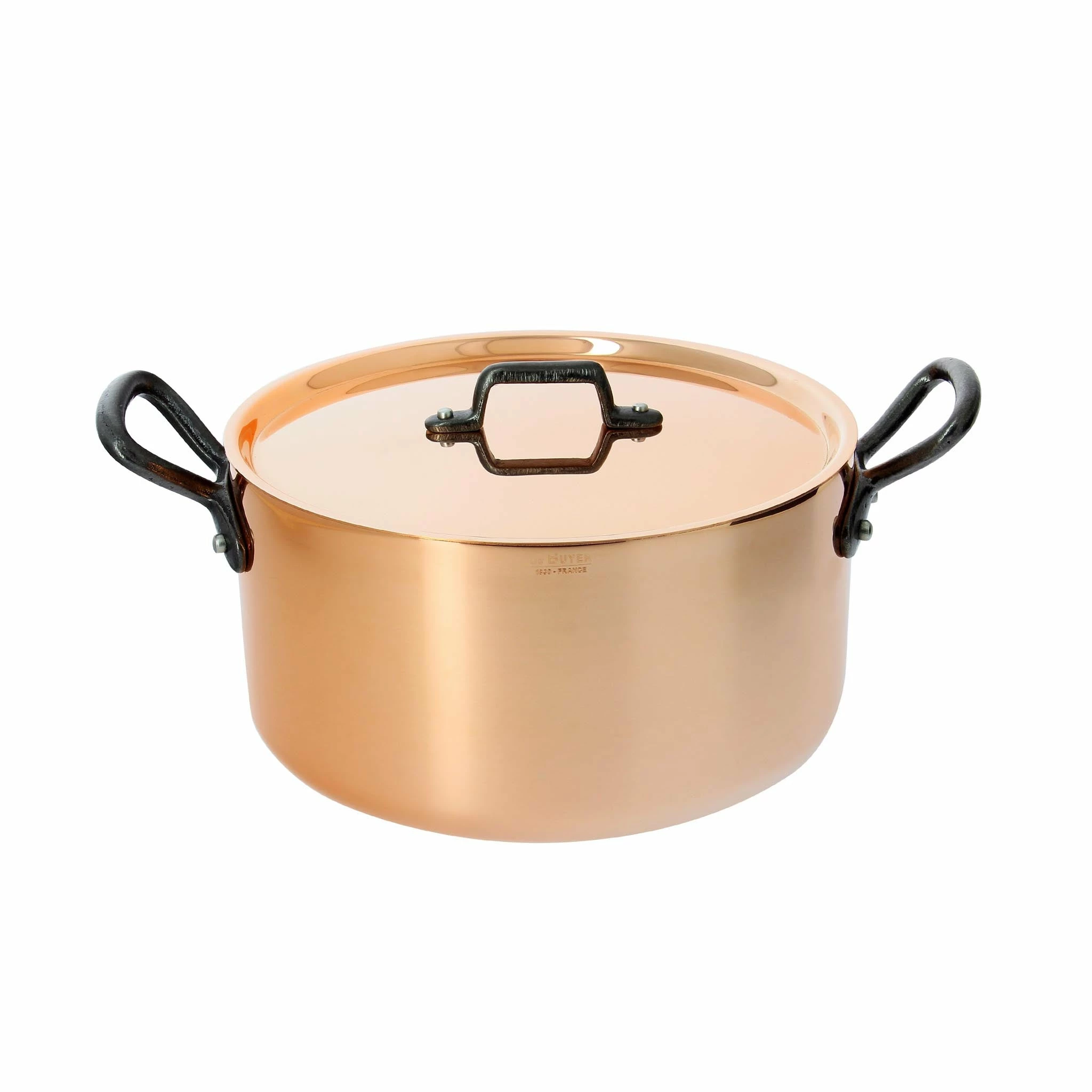 Cookware De Buyer Prima Matera Induction-Compatible Copper Casserole Pan 3 Cookware De Buyer Prima Matera Induction-Compatible Copper Casserole Pan