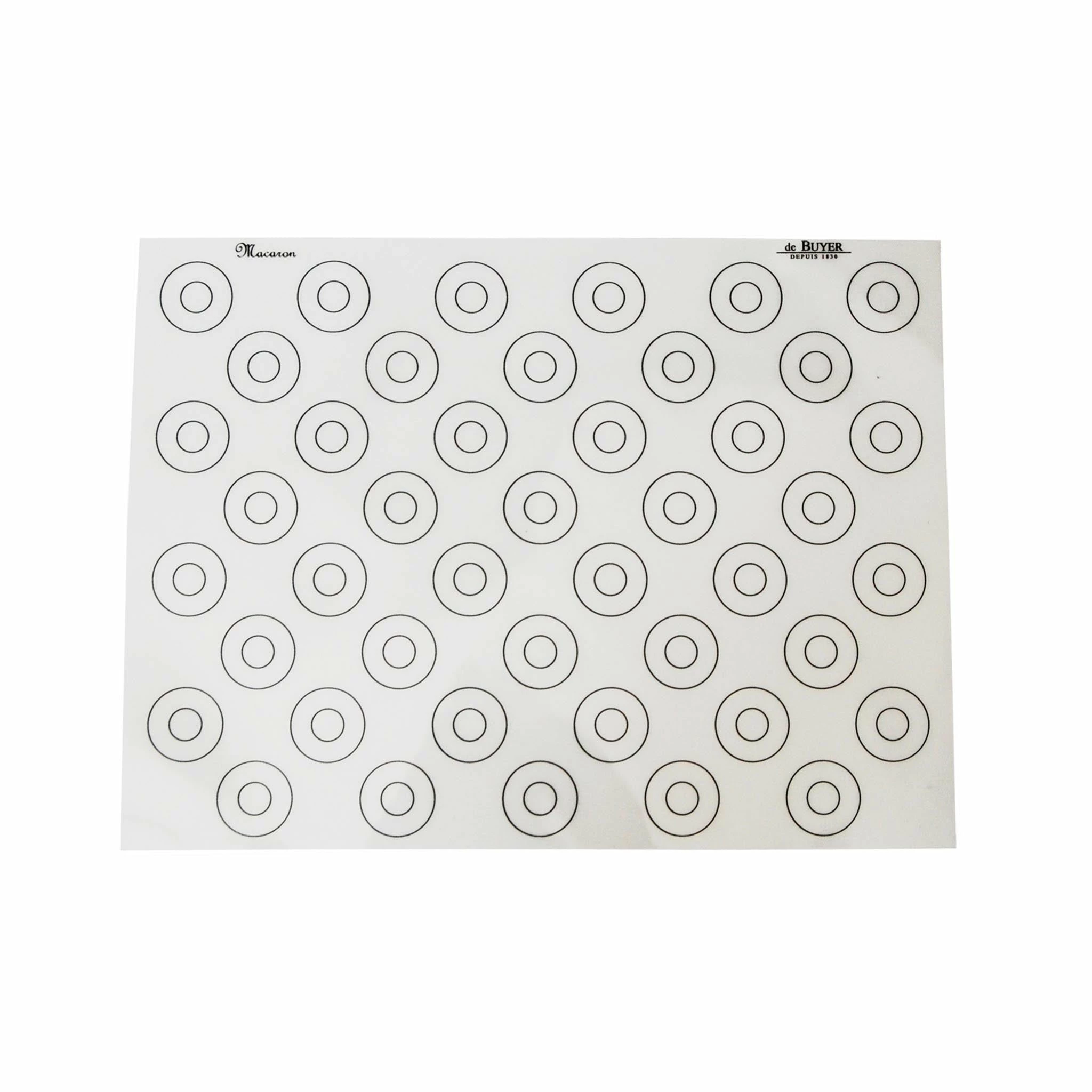 Cookware De Buyer Non-Stick Macaron Stencil Baking Mat 3 Cookware De Buyer Non-Stick Macaron Stencil Baking Mat