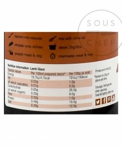 Essential Cuisine Lamb Glace 600g Ingredients