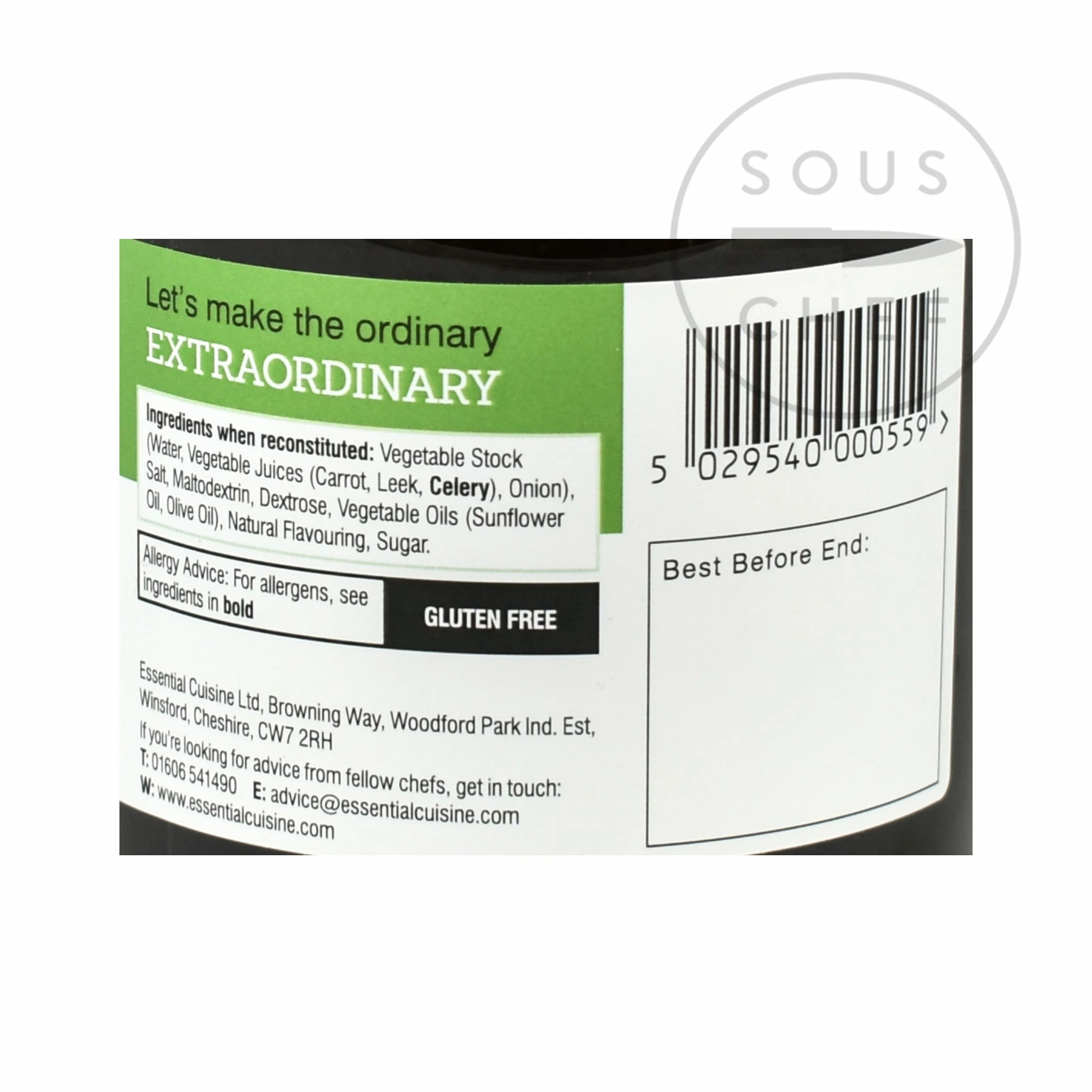 Essential Cuisine Vegetable Glace 600g 5 Essential Cuisine Vegetable Glace 600g