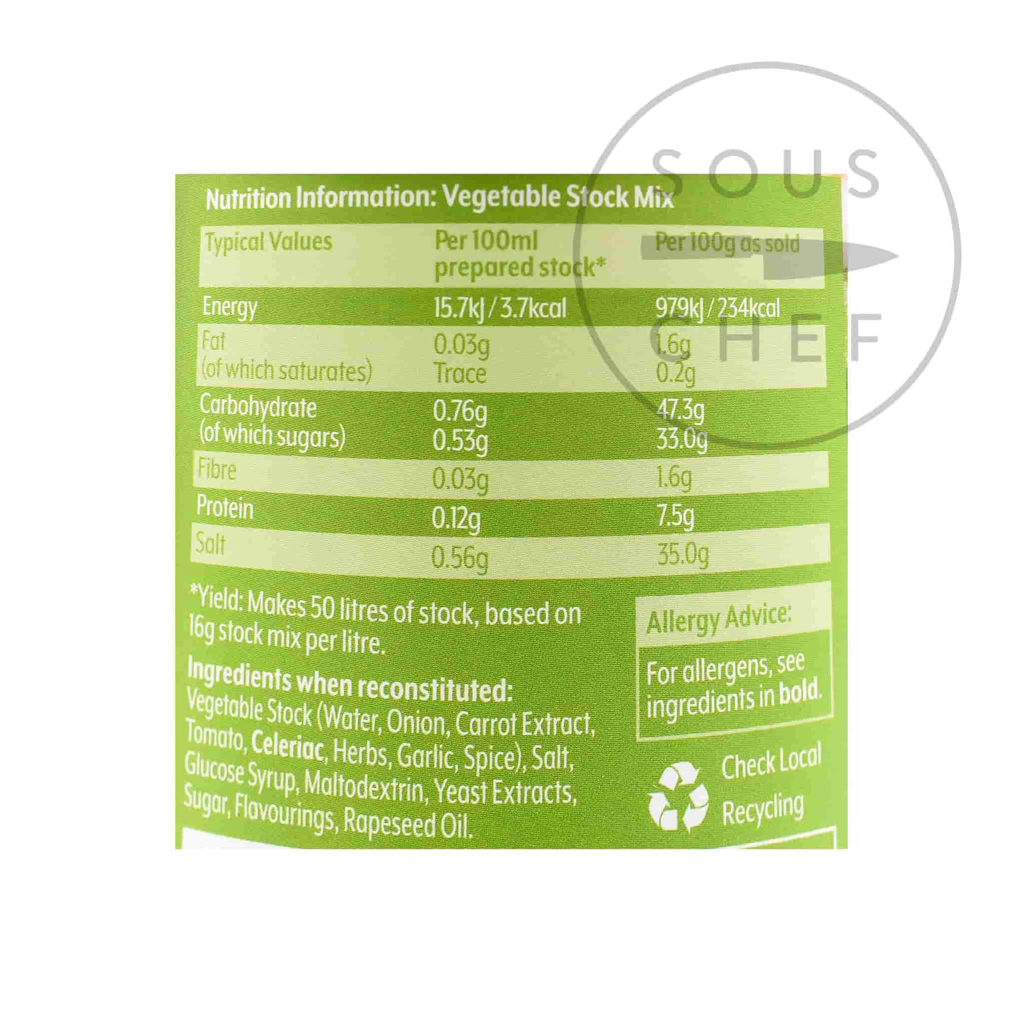 Essential Cuisine Vegetable Stock Mix 800g 4 Essential Cuisine Vegetable Stock Mix 800g