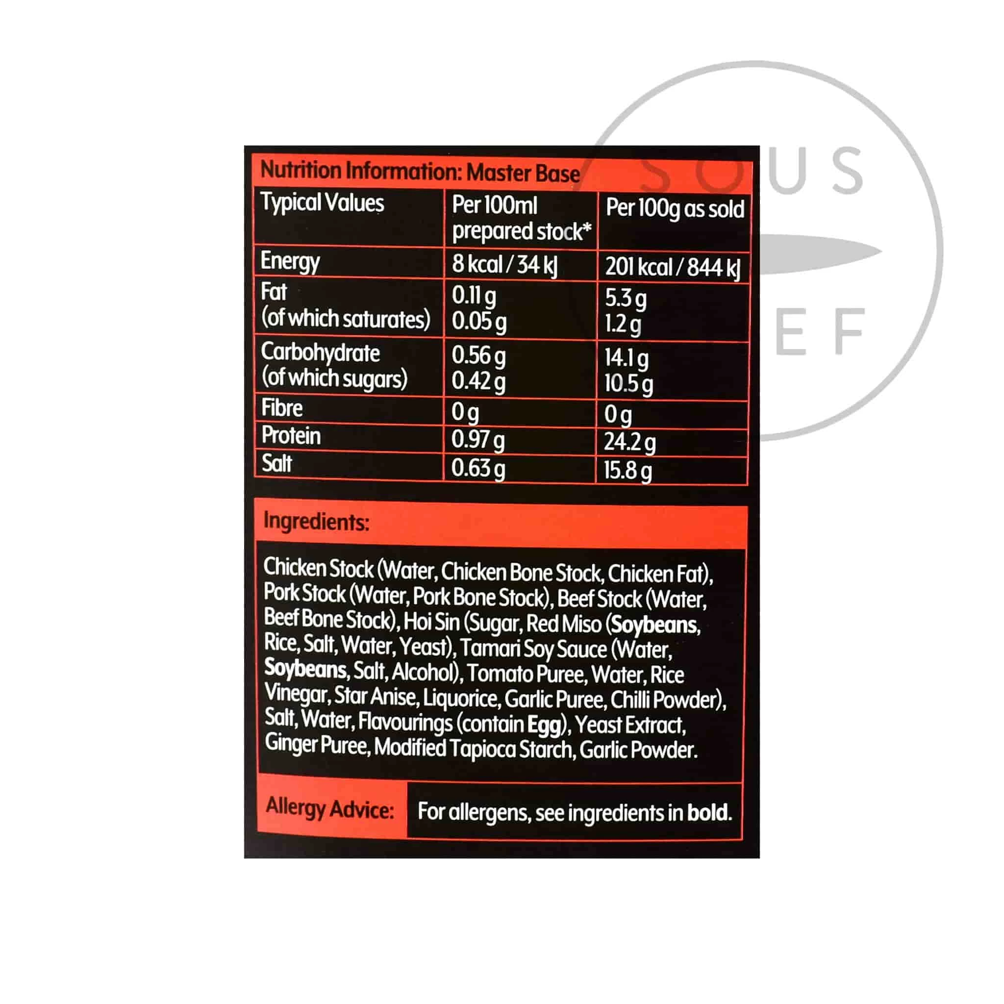 Ingredients Essential Cuisine Asian Master Base 1kg 4 Ingredients Essential Cuisine Asian Master Base 1kg