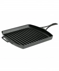 Lodge Blacklock Cast Iron Grill Pan Square 30.5cm Cookware